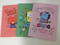 BT21 BTS 노트 3권 세트