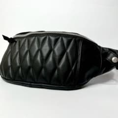◇極美品/現行◇SCHOTT パデッド ウエストポーチ ボディバッグ レザー