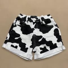 SHEIN カウ柄 ハーフパンツ 6Yのサムネイル