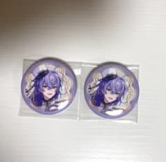 《値引中》にじさんじ Dyitica サンリオ缶バッジ 星導ショウ 等身2点のサムネイル