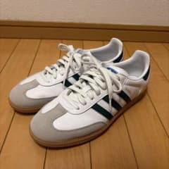 adidas SAMBA ホワイト グリーン スニーカー 28cmのサムネイル