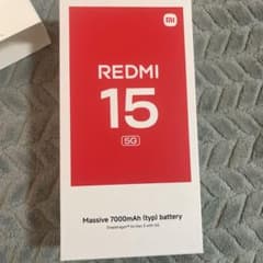 【新品、未使用】REDMI 15 5G スマホ 4GB/128GBのサムネイル