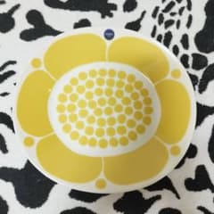 最終価格　ARABIA Summit イエロープレート 約25cmオーバル