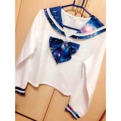 宇宙柄セーラー服のサムネイル