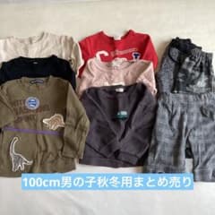 キッズ服まとめ売り 100cm 男の子　秋冬のサムネイル
