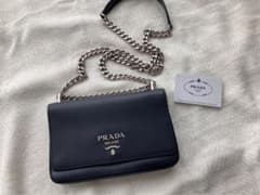 PRADA サフィアーノ チェーンバッグ 1BD144ショルダーバッグ - メルカリ