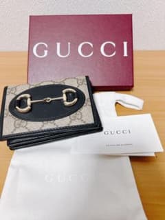 GUCCI グッチ ホースビット GGスプリーム 三つ折り財布 ミニウォレットのサムネイル