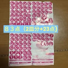 ヤマザキ　春のパンまつり2024 点数シール83点のサムネイル