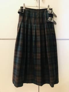 本日のみ✨　オニールオブダブリン／キルトスカート／ブラウンウォッチ／XS／美品✨のサムネイル