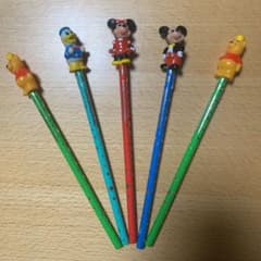 昭和レトロ　ディズニーキャラクターえんぴつ★5本まとめ売りのサムネイル
