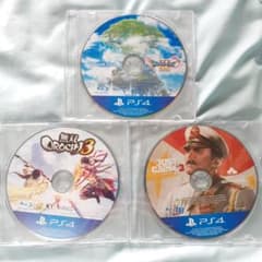 PS4：ドラクエXI, 無双OROCHI3, ジャストコーズ3「ディスクのみ」