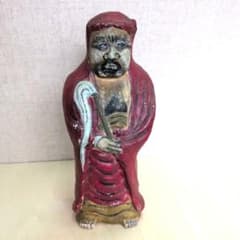 達磨大師　陶器製　江戸後期から明治くらい　 アンテーク 達磨大師 陶器製 江戸後期から明治くらい アンテーク - メルカリ