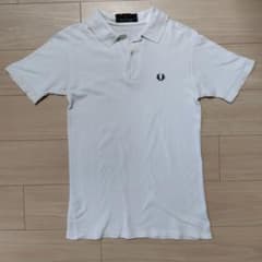FRED PERRY ポロシャツ ホワイト 36サイズ - メルカリ