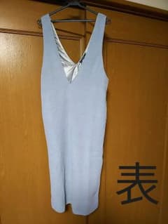春 ジャンパースカート ロング ワンピースのサムネイル