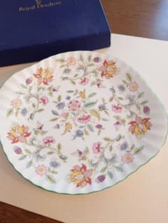 ミントン Minton 英国製 ハドンホール グリーン 27cm プレートのサムネイル