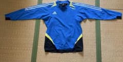 adidas 青 長袖 ウェア ストライプのサムネイル