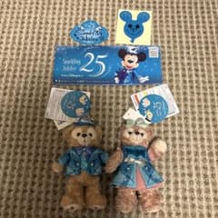 東京ディズニーシー 25周年 ダッフィー シェリーメイ ぬいぐるみバッジ
