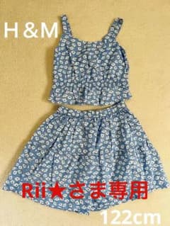 H&M 小花柄　セットアップ　120のサムネイル
