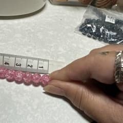 ピンククラッシュビーズ 6mmのサムネイル