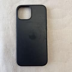 ブラック iPhone13mini純正ケース レザーのサムネイル