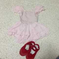 親指姫様専用☆バレエ レオタード＆靴 セット 年少さん♡のサムネイル