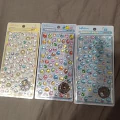 【正規品】しずくちゃんミニボンボンドロップシール３枚セットのサムネイル