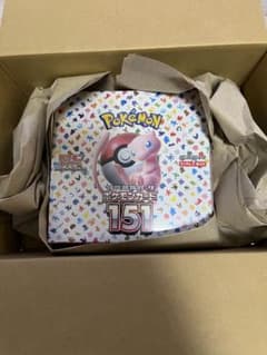 ポケカ151BOXシュリンク付きポケモンセンターのサムネイル
