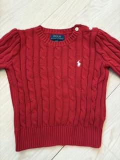 Thumbnail of Polo Ralph Lauren 赤 ケーブルニットセーター　3T