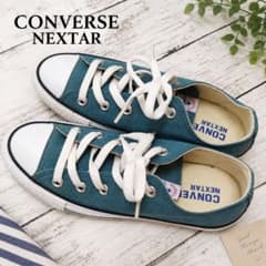 CONVERSE NEXTAR スニーカー 22.5cm ブルー ローカットのサムネイル