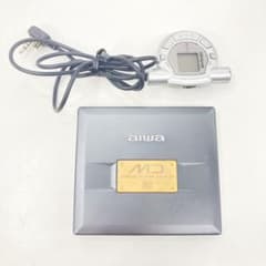 aiwa AI-MD1000 ポータブルMDプレーヤー ヒョウ柄 aiwa AM-HX30 MDLP対応 MDプレーヤー - メルカリ