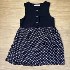 SMELL SWEET ノースリーブワンピース ドット柄 120cm 発表会のサムネイル