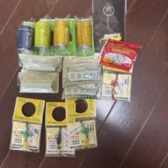 伊右衛門 ミニ缶・上海冷茶 中国結びストラップ まとめセット
