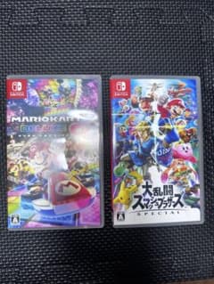 Nintendo Switchスマブラとマリカセット売りのサムネイル
