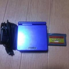 ゲームボーイアドバンス本体+カセット+充電器のサムネイル