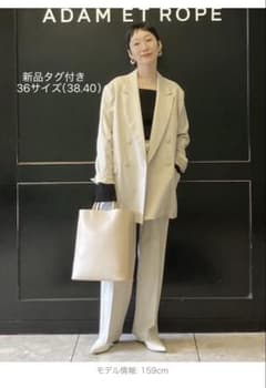 新品】定価24000円ADAM ET ROPÉ ダブルブレストジャケット - メルカリ