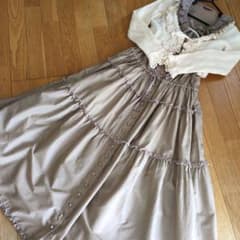 連休特別価格⭐ピンクハウス モカ茶 ノースリーブワンピース ドットチュールフリル ピンクハウス モカ茶 ノースリーブワンピース ドットチュールフリル