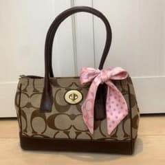 COACH ショルダーバッグ　スカーフリボン付きのサムネイル