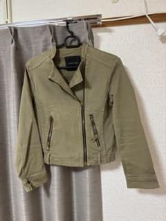 ZARA BASIC ミリタリージャケット カーキ Mサイズのサムネイル