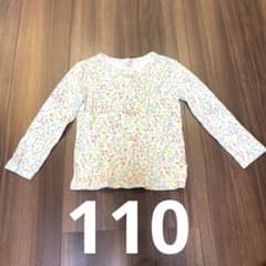 knit planner 花柄 うさぎ 長袖カットソー 110cmのサムネイル