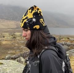 twofrogs beanie black yellowのサムネイル