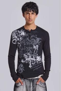 新品)jaded london 短丈ヘンリーネックtシャツ sizeS - メルカリ