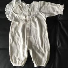 ミッキーの仲間様専用☆古着‼︎  赤ちゃんの城 ロンパーススタイ  退院着  白のサムネイル