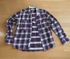 BEAMS HEART チェックネルシャツ　中古　Lサイズのサムネイル