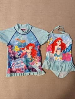 アリエル　水着　ラッシュガード　半袖　子ども用のサムネイル