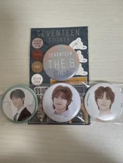 SEVENTEEN THE 8 缶バッジ ステッカーセットのサムネイル