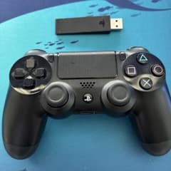 セット　PS4 DS4＋ワイヤレスアダプター CUH-ZWA1J＋　充電器のサムネイル