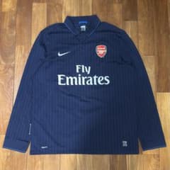 アーセナル　2009-2010　アウェイ用ユニフォーム　長袖　NIKE　ナイキ アーセナル 2009-2010 アウェイ用ユニフォーム 長袖 NIKE ナイキ