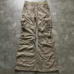 パンツ 00s GOA elastic waist cargo flared pants 00s GOA elastic waist cargo flared pants - メルカリ