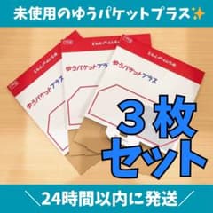 新品】ゆうパケットプラス専用箱 3枚 ゆうゆうメルカリ便 梱包資材