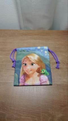 ディズニーストア　シークレット　プリンセス　巾着　ラプンツェルのサムネイル